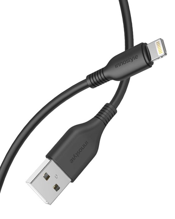 Cáp Lightning MFI 1.5m Innostyle Jazzy Màu Đen